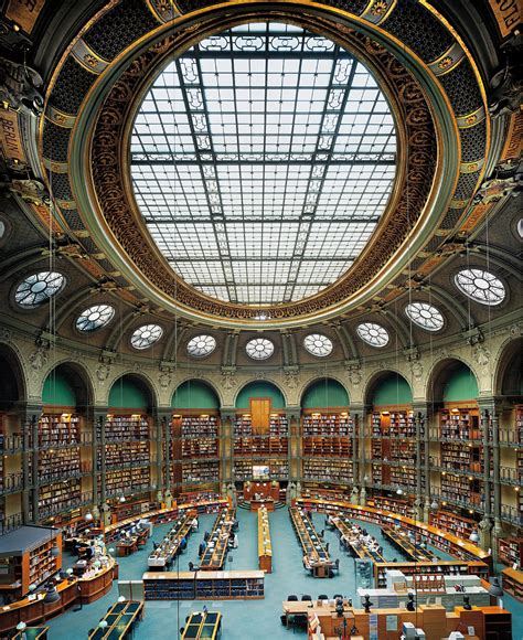 The Oval Room Reading Room Of The National Library Of France Paris