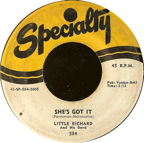 Little Richard And His Band Shes Got It Heeby Jeebies 1956 Vinyl