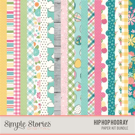 Hip Hop Hooray Digital Collection Kit Bundle Simple Stories