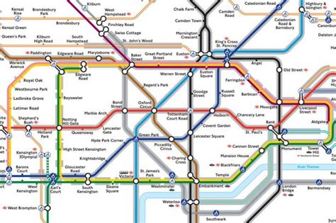 True London Underground Map