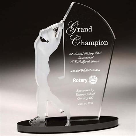 The Masters Etched Acrylic Golf Award Corporate Awards And Clothing