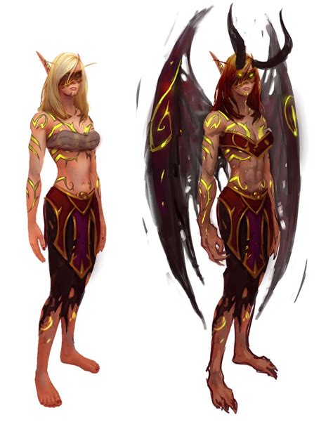 Female Blood Elf Demon Hunter From World Of Warcraft Legion World Of Warcraft Legion World Of