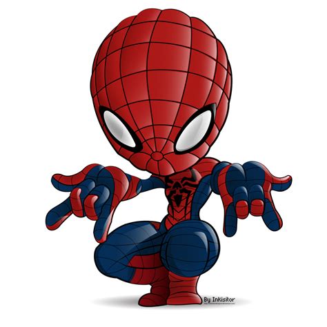 Big Head Spiderman Iron Man Drawing Spiderman Superhero