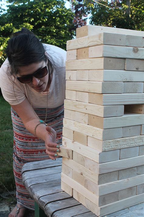 The stacking game that's almost as much fun to say as it is to play. Used.ca | DIY giant Jenga - Used.ca