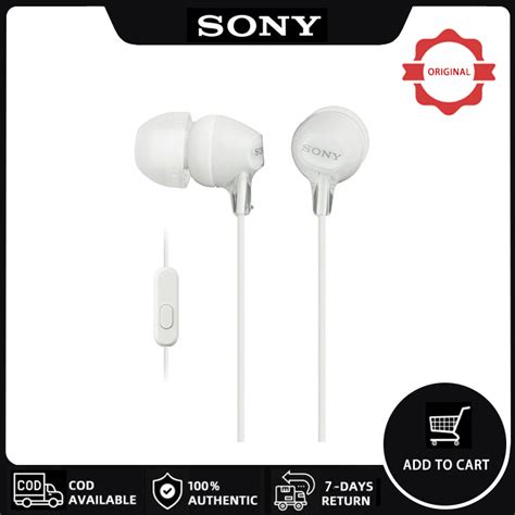 Sony Mdr Ex15ap Mdrex15ap In Ear Headphone With Mic Sony Earphone