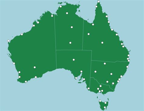 Australia Cities Difficult Version Map Quiz Game Seterra