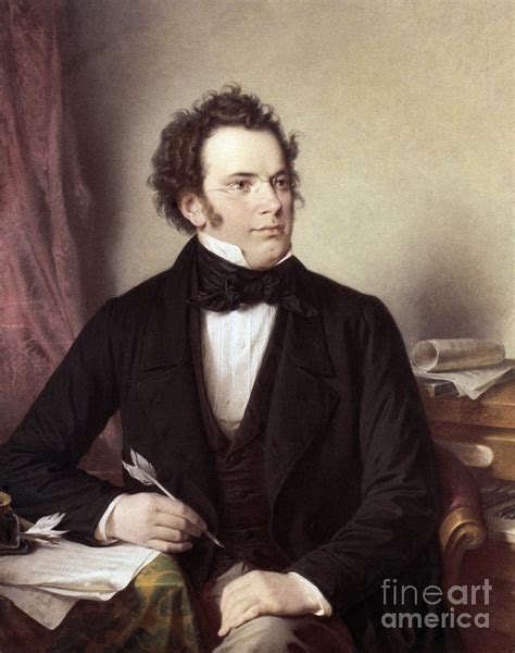 Franz Schubert 1797 1828 Photograph By Granger