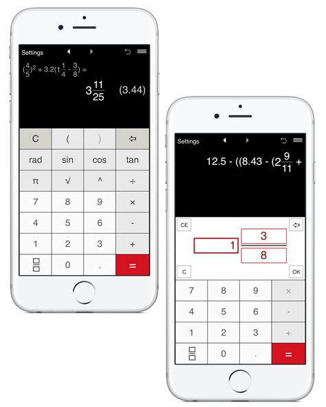 Fractions Pro - fraction calculator, simplifier + fraction to decimal