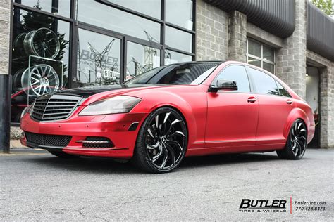 Lowered Mercedes S550 With 22in Lexani Matisse Wheels Flickr