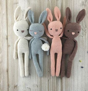 Estas muestras las puedes tejer en lanas e hilos delgados con. Los conejos tejidos a crochet, toda una suerte tenerlos ...