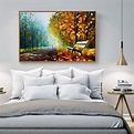 wall26 Floating Framed Canvas Wall Art for Living Room, Bedroom Scenery ...