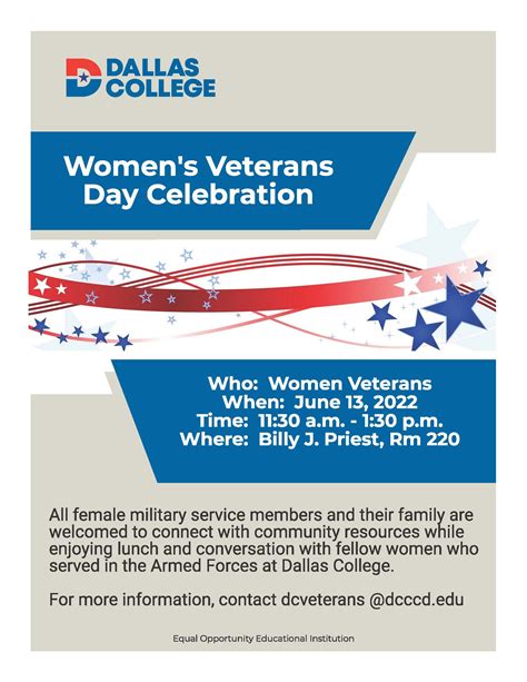 Dallas College Womens Veterans Day Celebration Texas Veterans Commission