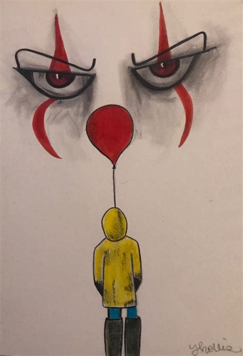 Pennywise Pennywise Painting Simple Canvas Paintings Watercolor Artist