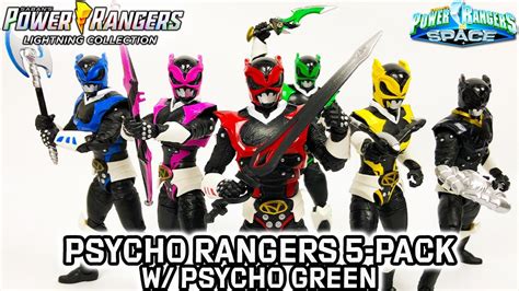 Power Rangers Lightning Collection Psycho Ranger 5 Pack Psycho Green