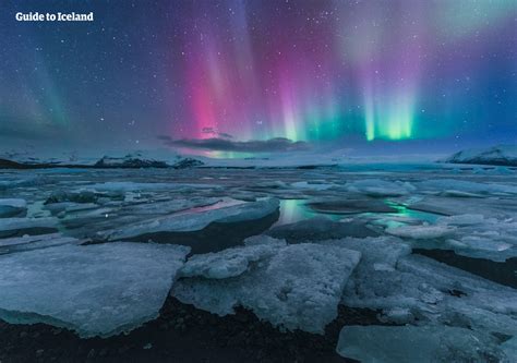 Northern Lights At Jökulsárlón Glacier Lagoon Guide To Iceland