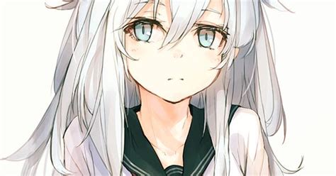 柏井（カシイ） On Anime Girls White Hair And Sailors