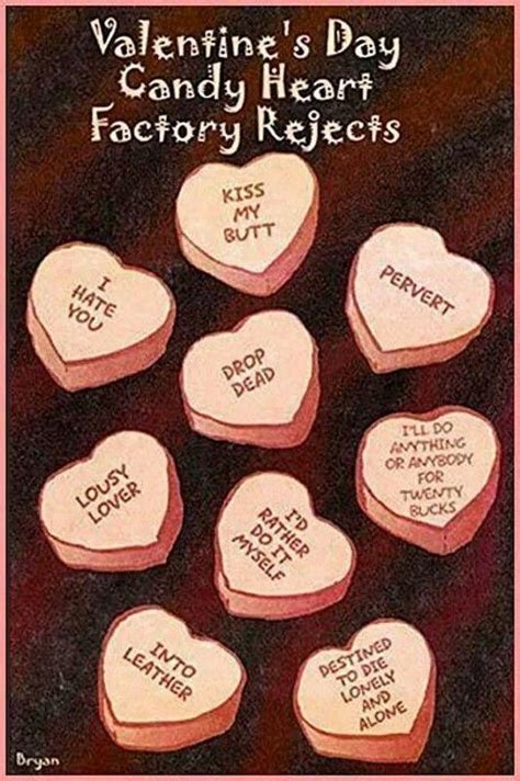Valentine Candy Hearts Anti Valentines Day Valentines Day Cookies Funny Valentine Love