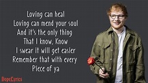 Photograph - Ed Sheeran (Lyrics) - YouTube