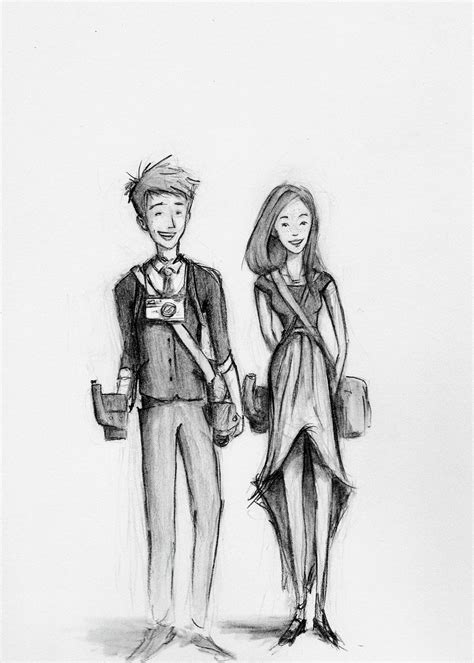 Tristes dibujos de parejas separadas. Artista dibuja a su esposa los 365 días para demostrarle ...