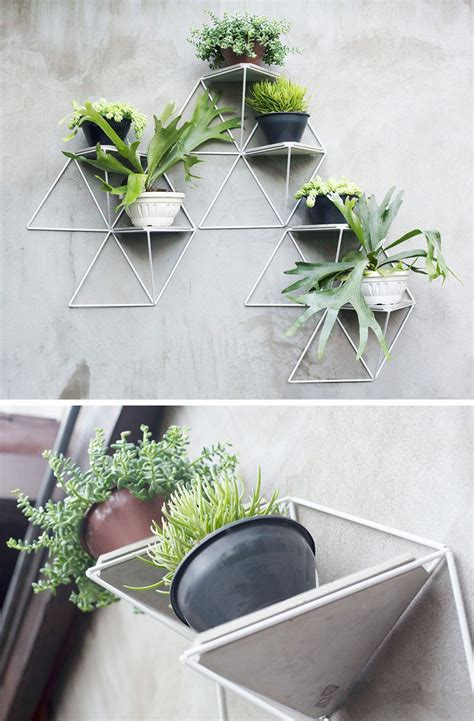 A wide variety of modern hanging. 10 Modern Wall Mounted Plant Holders To Decorate Bare ...