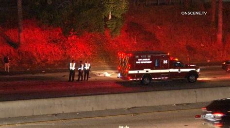 101 Freeway Reopens After Man Dies After Jumping Into Traffic Los