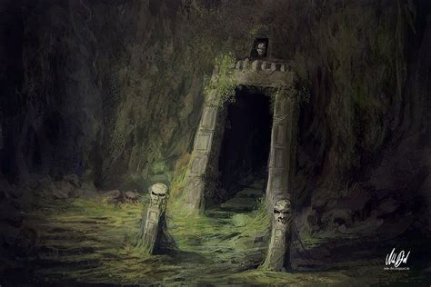 Fantasy Cave Entrance