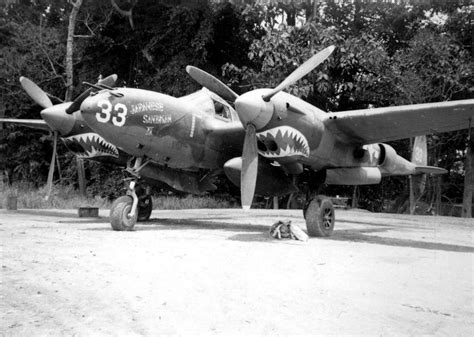 American Twin Engined Fighter P 38f Lightning Lockheed P 38f