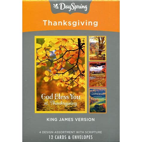 Thanksgiving Give Thanks 12 Boxed Cards Religious