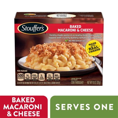 Stouffers Baked Macaroni And Cheese Frozen Meal The Loaded Kitchen