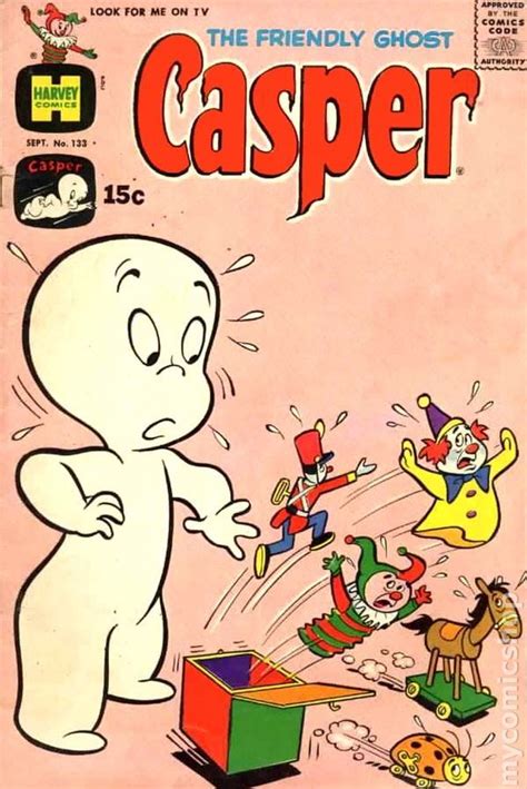 An Old Comic Book With Casper And Other Cartoon Characters