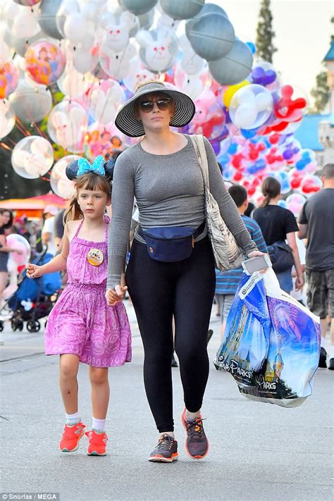 Bryce Dallas Howard Spends Magical Day At Disneyland Daily Mail Online