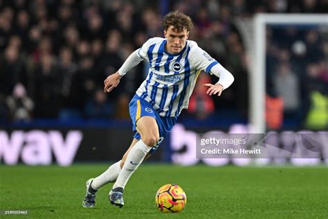 Mats Wieffer of Brighton & Hove Albion in action during the Premier... News Photo - Getty Images