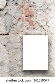 Vertical Paper Sheet Frame Hung By Stock Photo Shutterstock