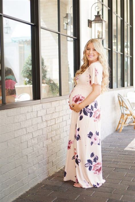 24 Beautiful Maternity Dresses For Baby Shower · Pretty Inspiration