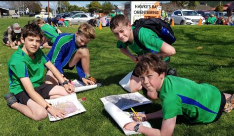 School Orienteering Training In Hawkes Bay Orienteering New Zealand