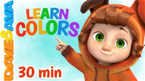 🎨 Learn Colors And Numbers Baby Songs And Nursery Rhymes Dave And Ava 🎨