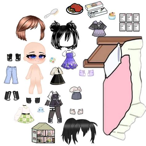 Outra Paper Doll De Gacha Paper Dolls Dress Up Dolls Anime