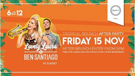 Tropical Brunch After Party With Lovely Laura And Ben Santiago In Dubai