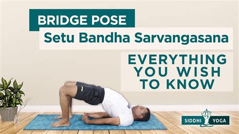 Setu Bandha Sarvangasana Bridge Pose Benefits How To Do