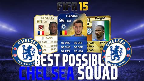 Best Ever Chelsea Squad W Legend Desailly Fifa Generations Youtube