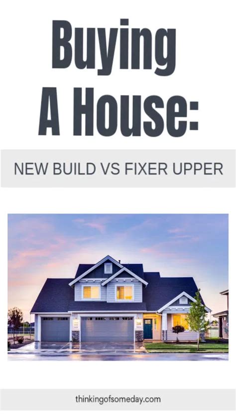 Buying A House New Build Vs Fixer Upper Artofit