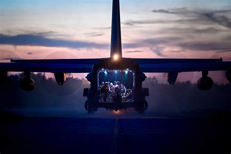 Afsoc And Nsw Aboard Mc 130h Combat Talon Ii During A Training Mission