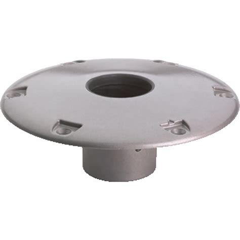 Attwood Socket Base Aluminum 9 In Round 238312 1 The Home Depot