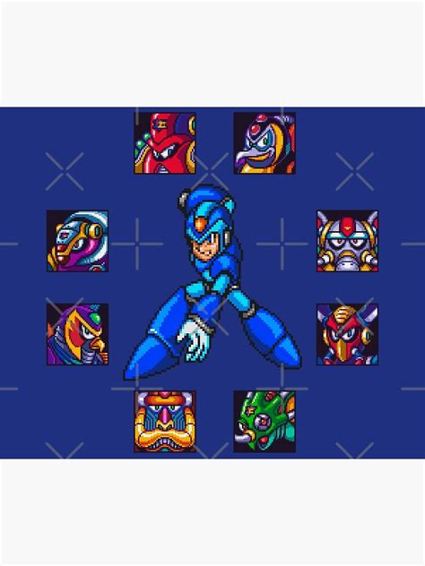 Mega Man X Vs The Mavericks Poster By Javisaur Redbubble