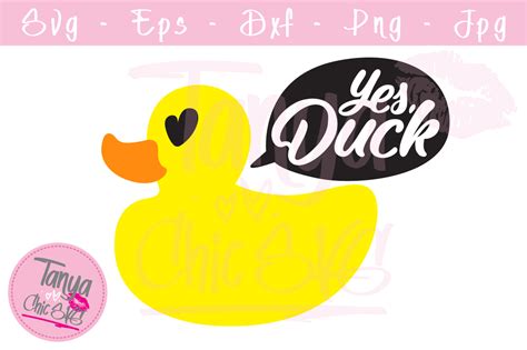 Yes Duck Graphic By Typhoontanya · Creative Fabrica