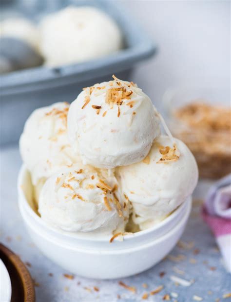 Other types of milk take too long to freeze. COCONUT ICE CREAM (No Churn & No Ice Cream Maker)