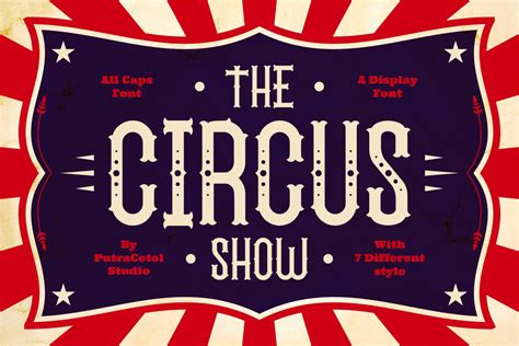 The Circus Show Font On Behance