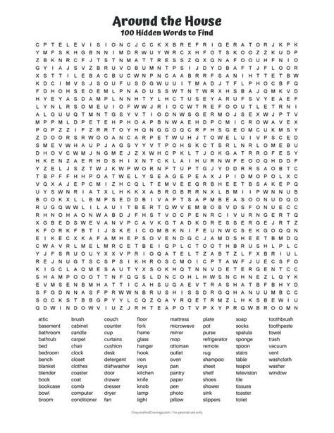 Challenging Hard Word Search Printable Word Search