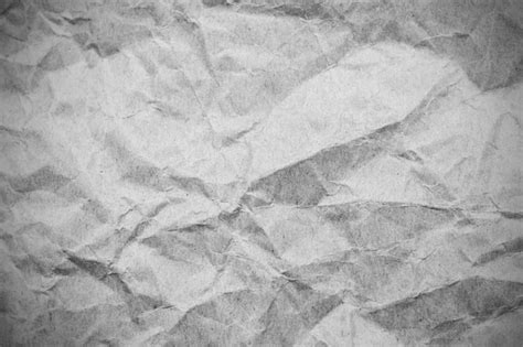 Premium Photo Crumpled Paper Grey Background