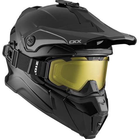 CKX 2020 Titan Solid / Carbon Modular Off-Road Snowmobile Helmet | eBay